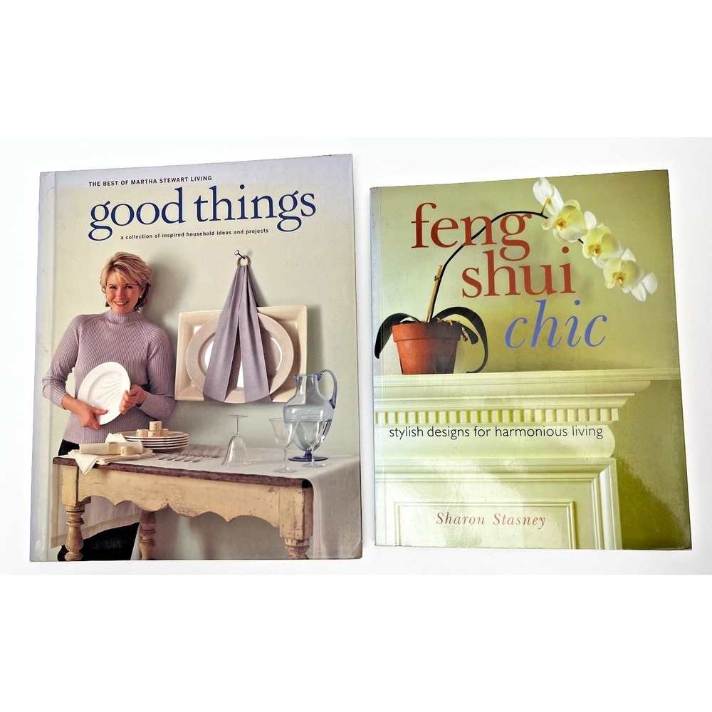 Martha Stewart Good Things and Feng Shui Chic Books Bundle